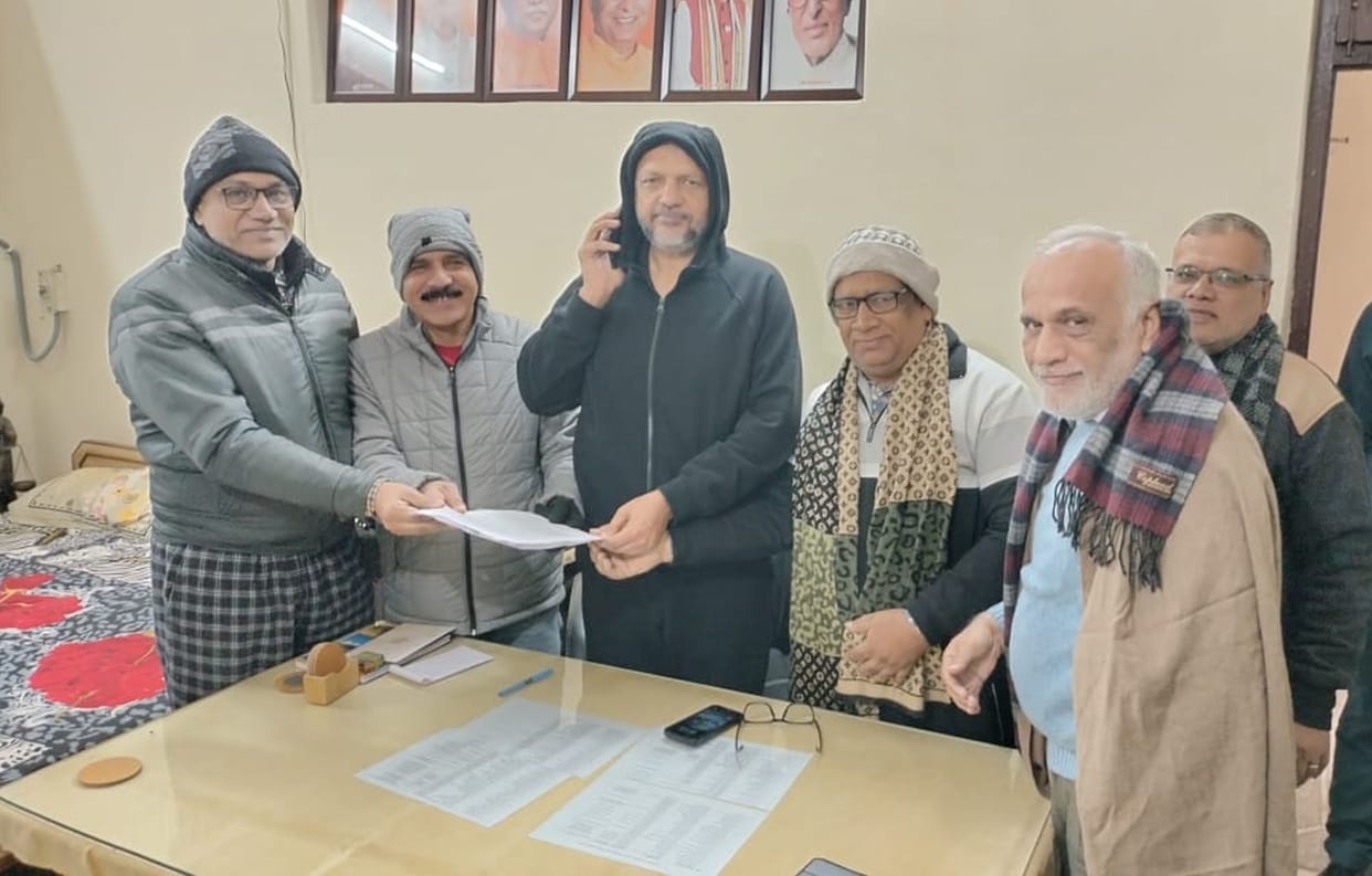 met to mla for alloted plot