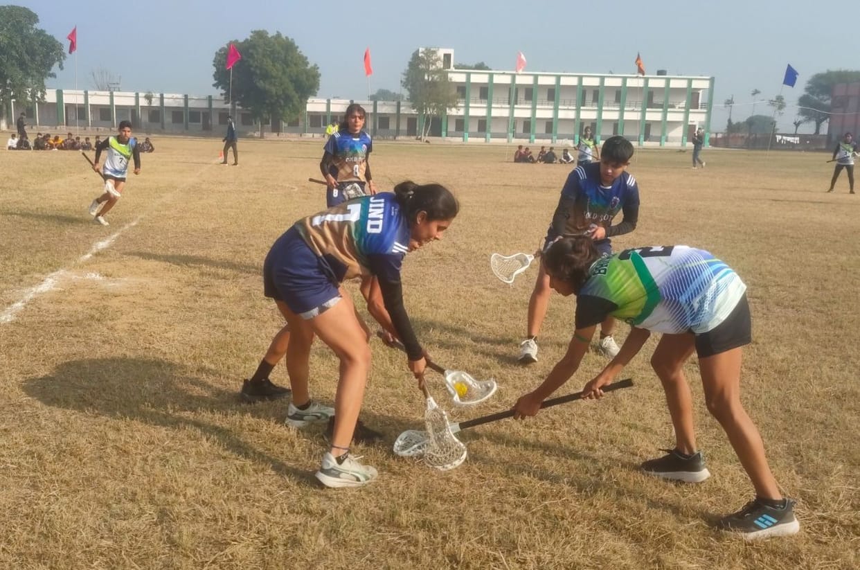 In lacrosse, Jind team defeated Fatehabad 12-0.