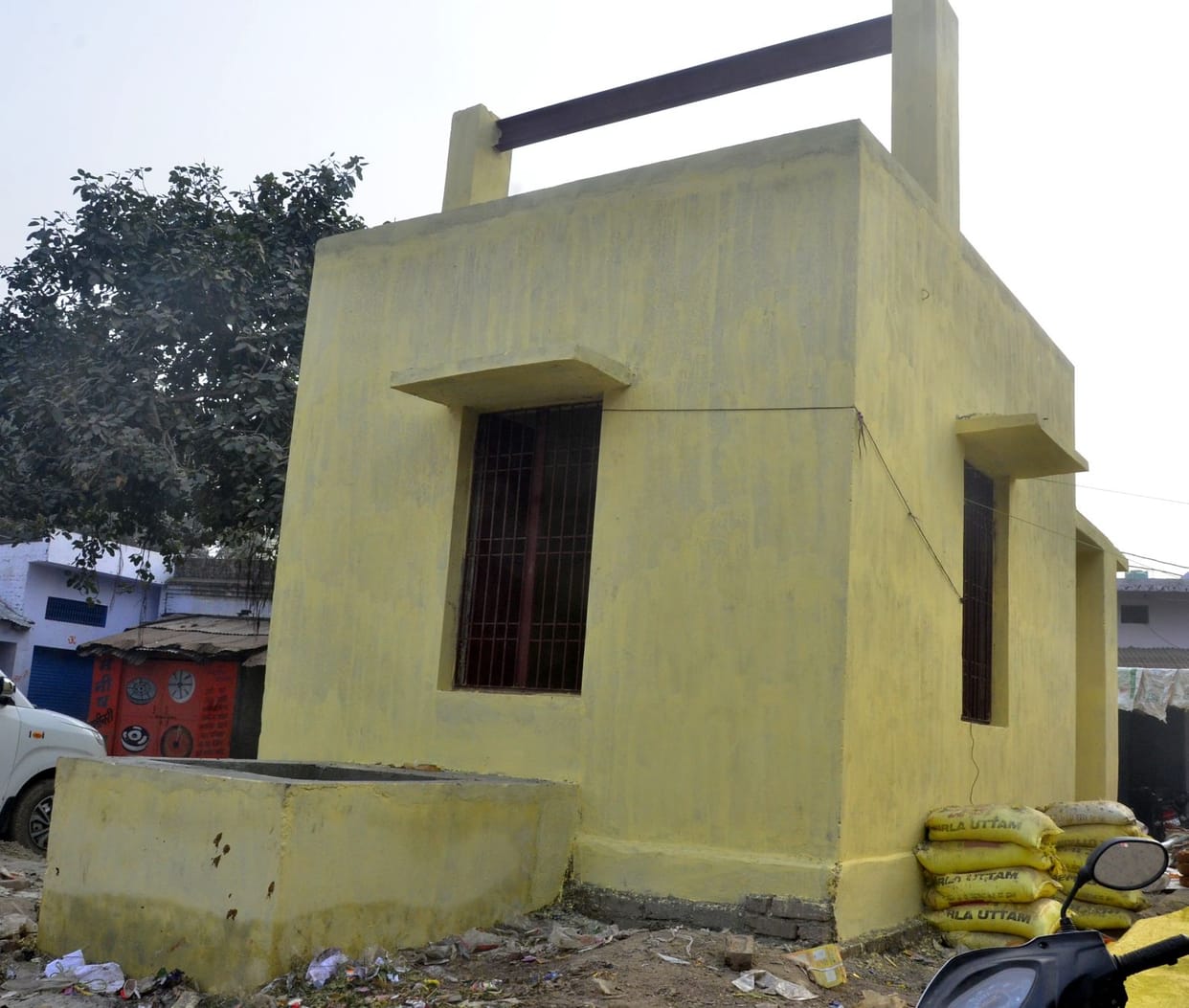 Three overhead tanks are being built in the city, 60 thousand people will get drinking water