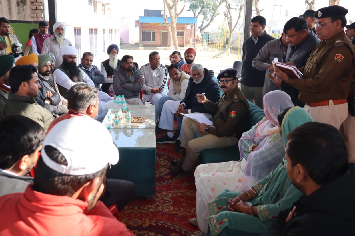 SP took feedback from the sarpanches of 28 villages declared drug-free