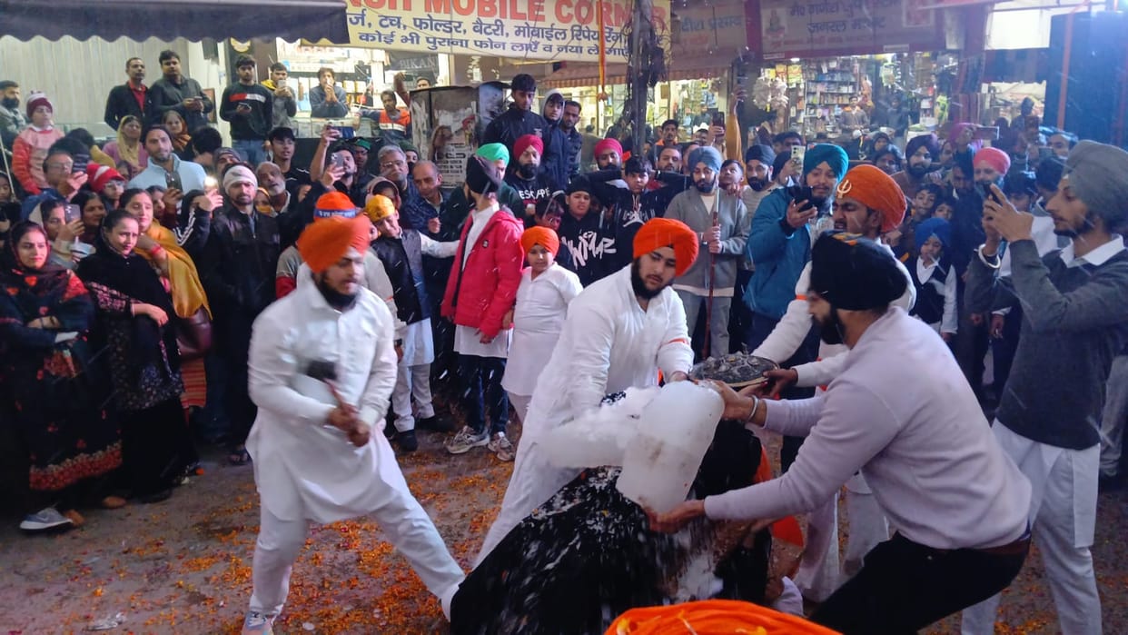 Nagar Kirtan organized on the birth anniversary of Guru Gobind Singh