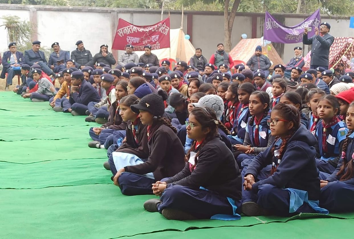 Jain College became champion in Scout and Shri Ganga Sahay College's group became champion in Guide.
