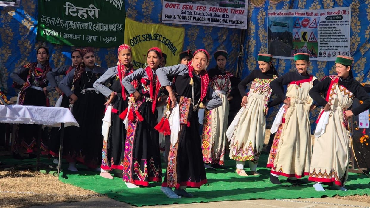 Bright students in Tehri school