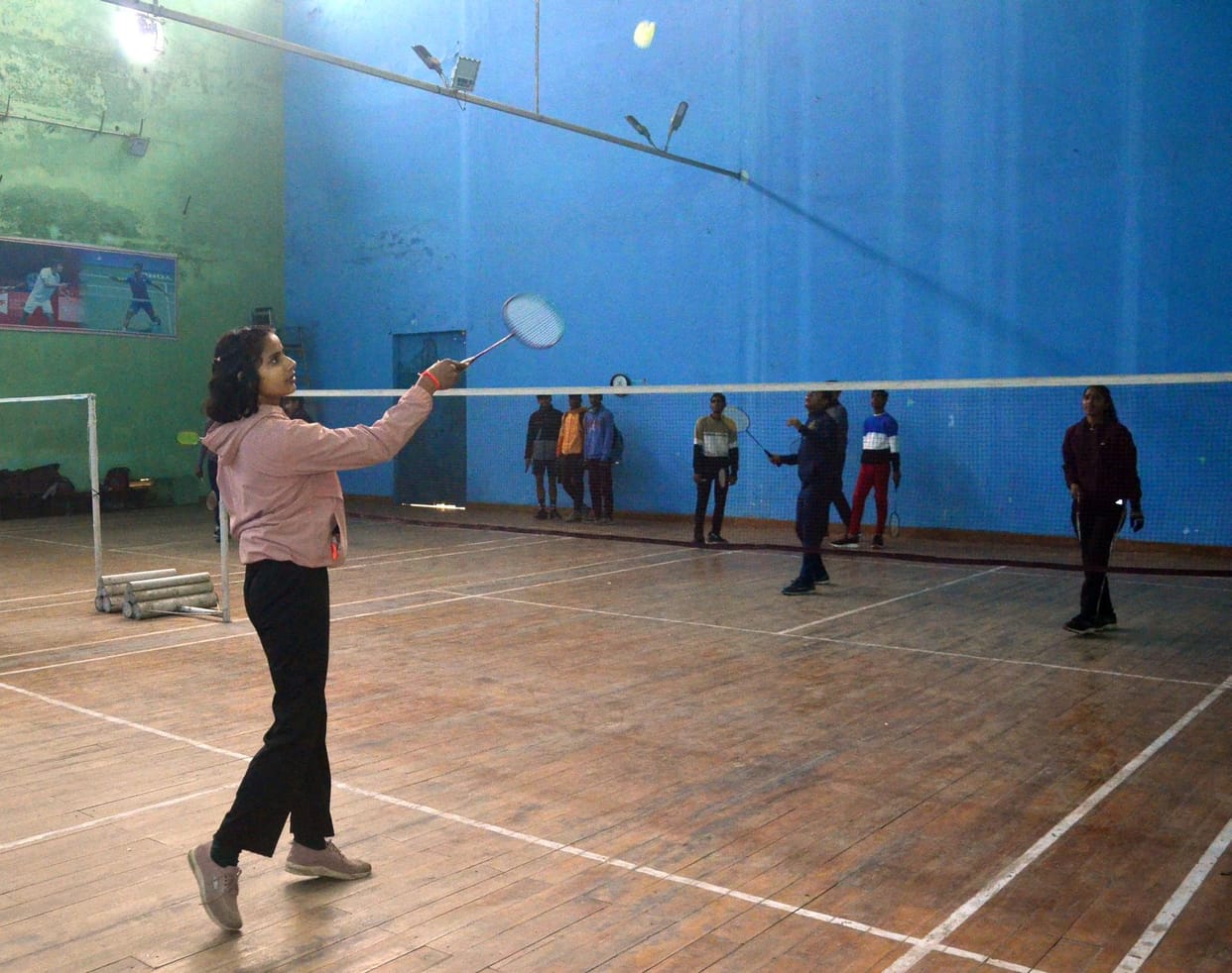 Amit Dixit and Shilpi were the top in badminton