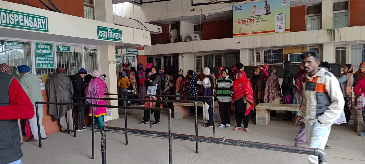 Lack of doctors and staff, health on ventilator