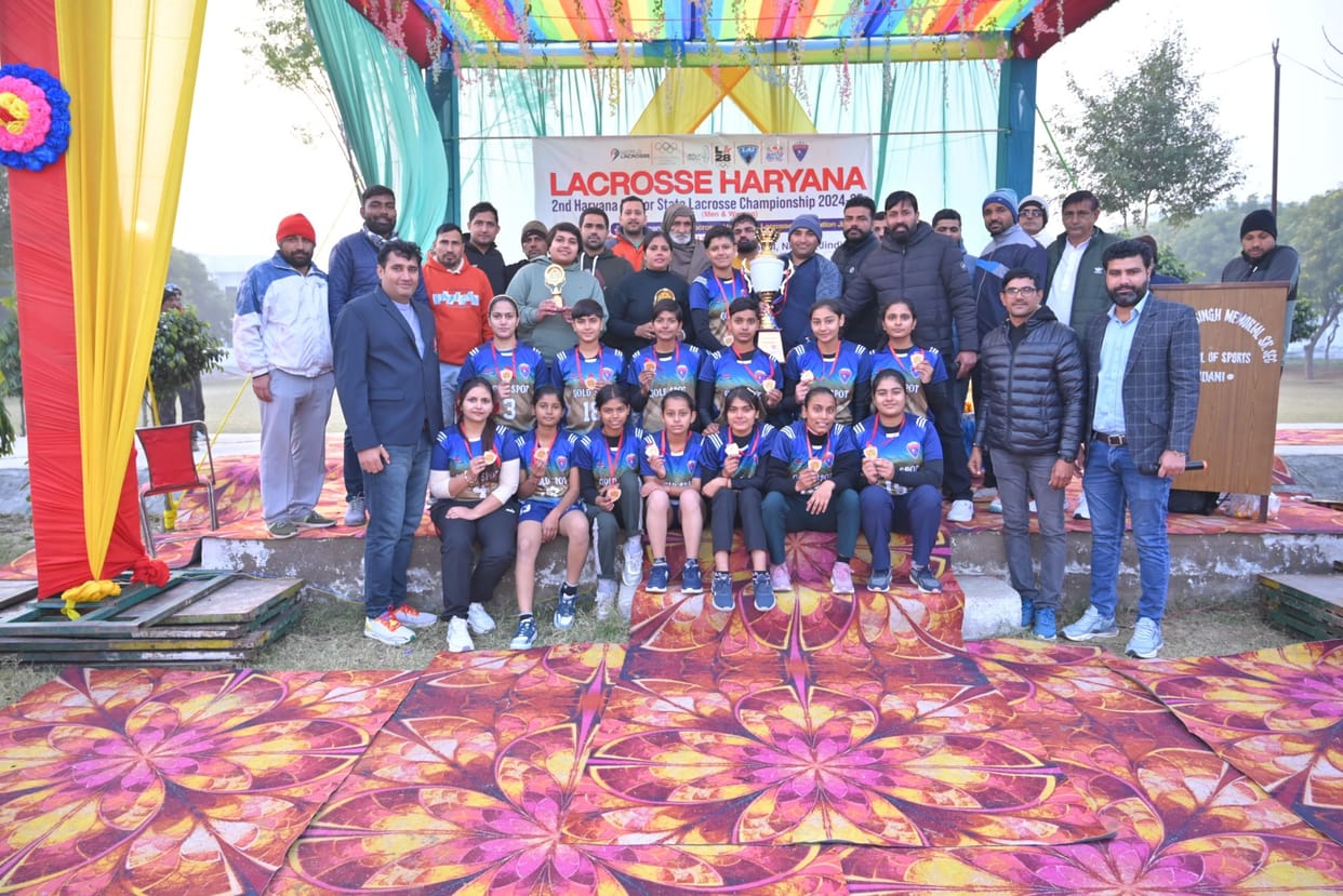 Jind and Panipat team first in state level lacrosse