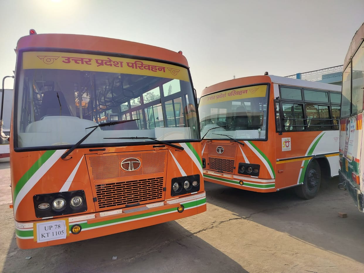 Bus service started by Transport Corporation UP for Maha Kumbh in Prayagraj