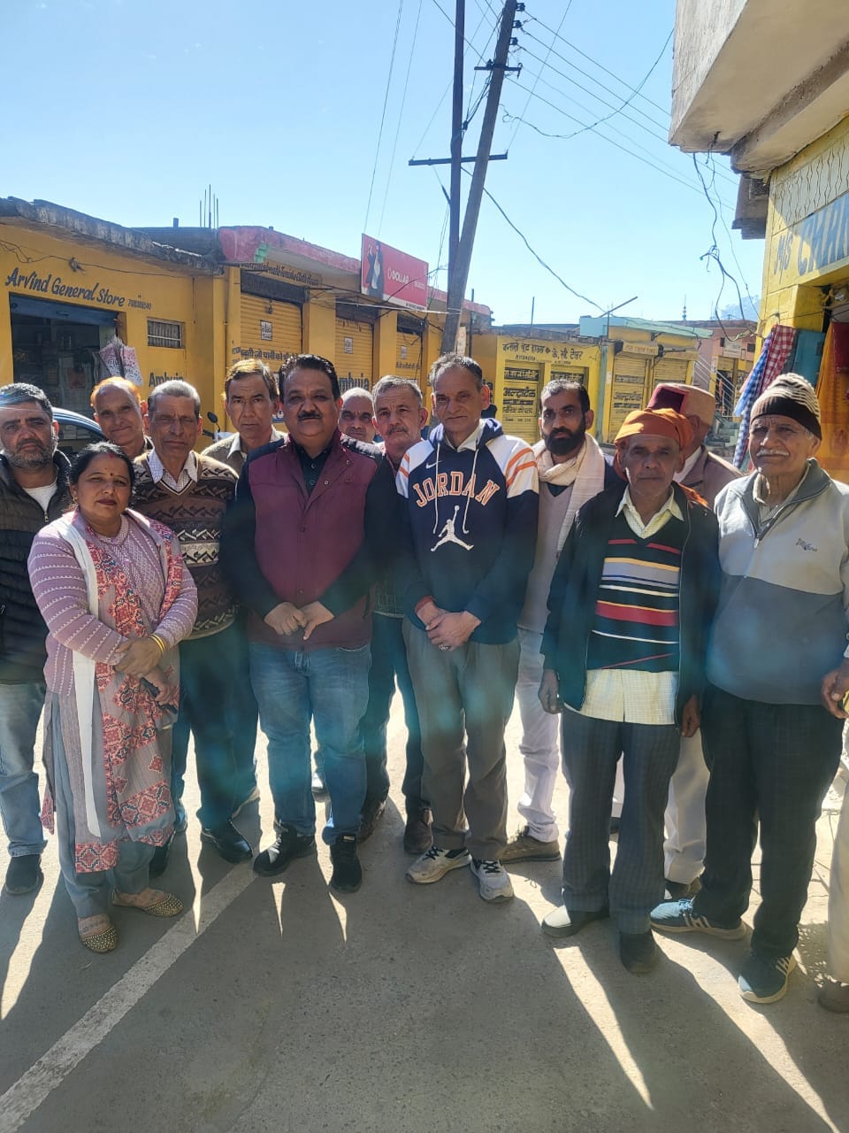 Jitendra Chandel inspected Harlog Bazaar