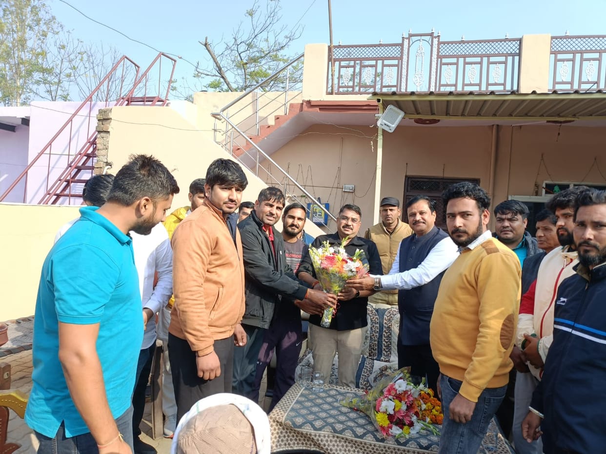 MLA did a thank you visit