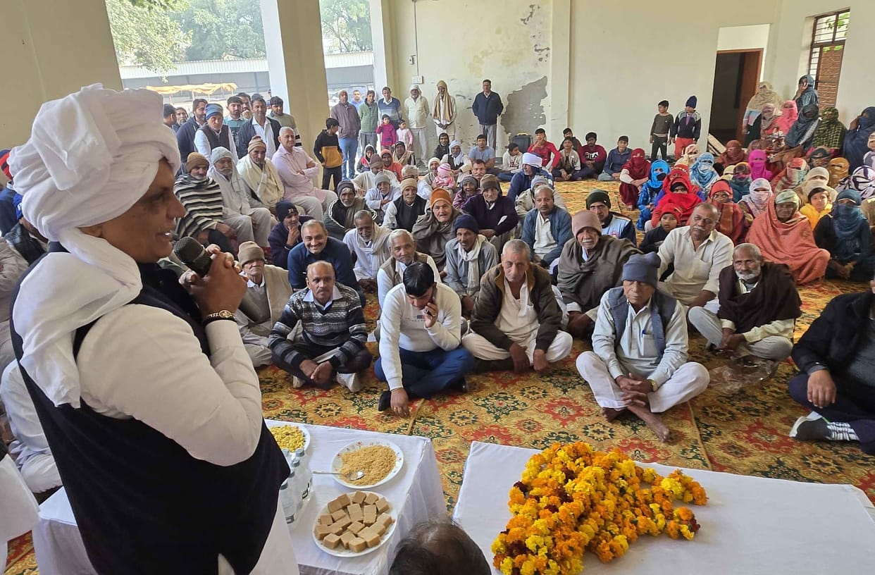 The MLA gave 1.25 crores to six villages