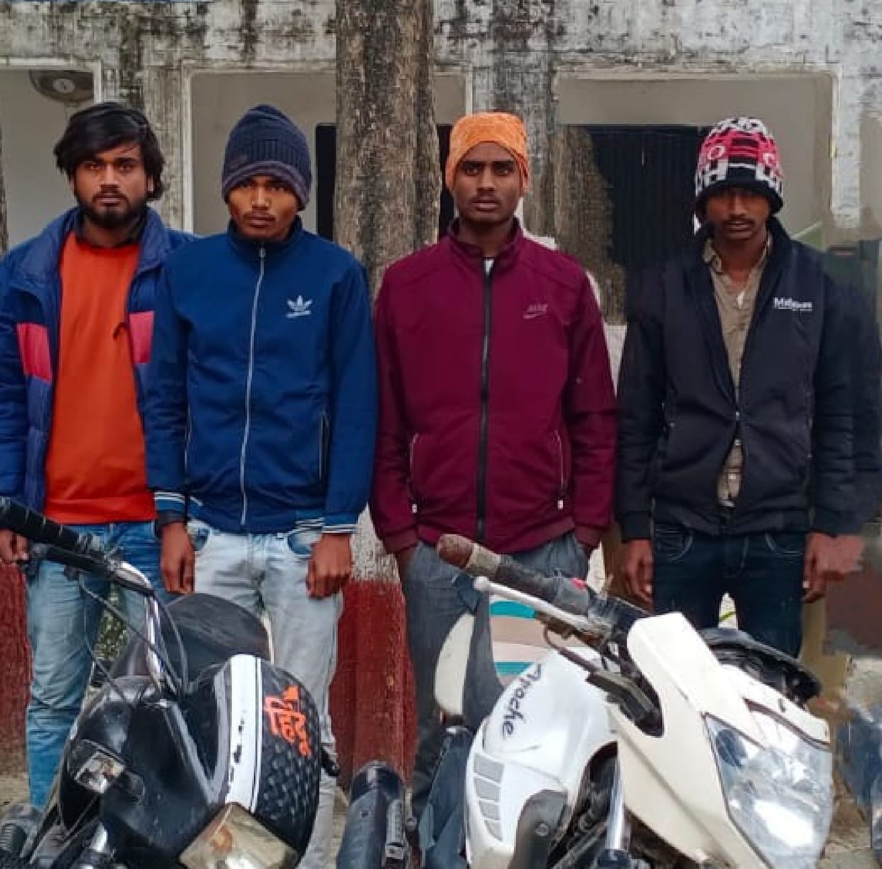 Four thieves arrested for stealing bikes