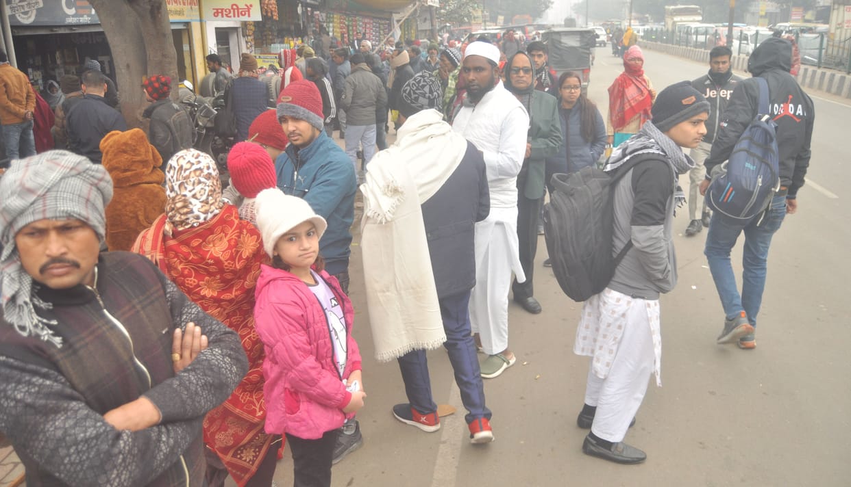 Shortage of buses, people have to wait for hours