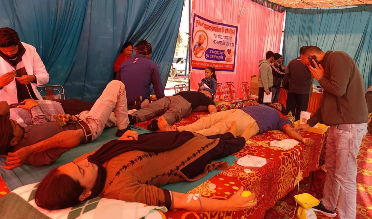 110 youth donated blood in Dabhota