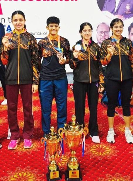 Khatkar's daughter won silver in fencing national championship