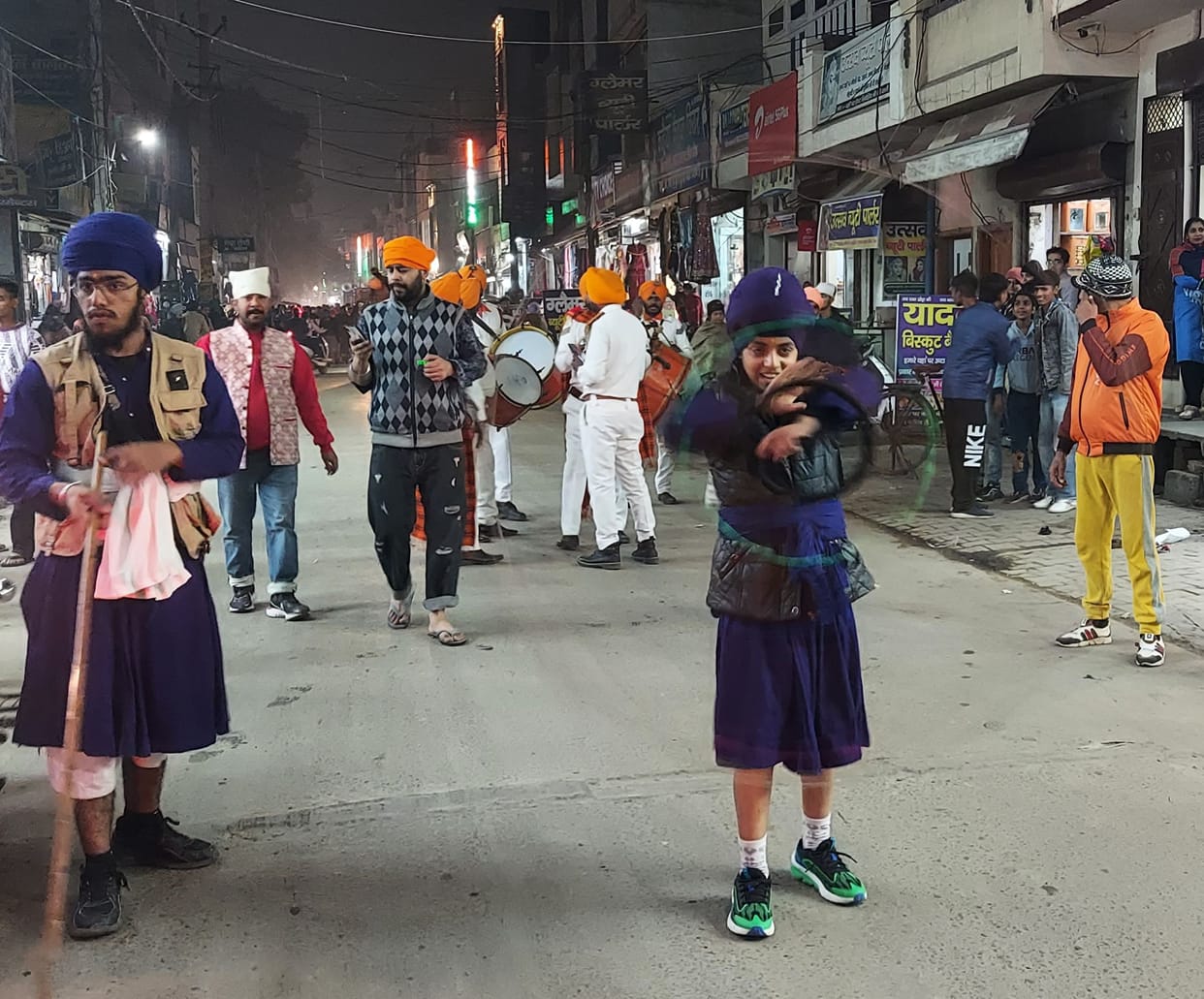 Municipal kirtan organized in the city on the birth anniversary of Guru Gobind Singh