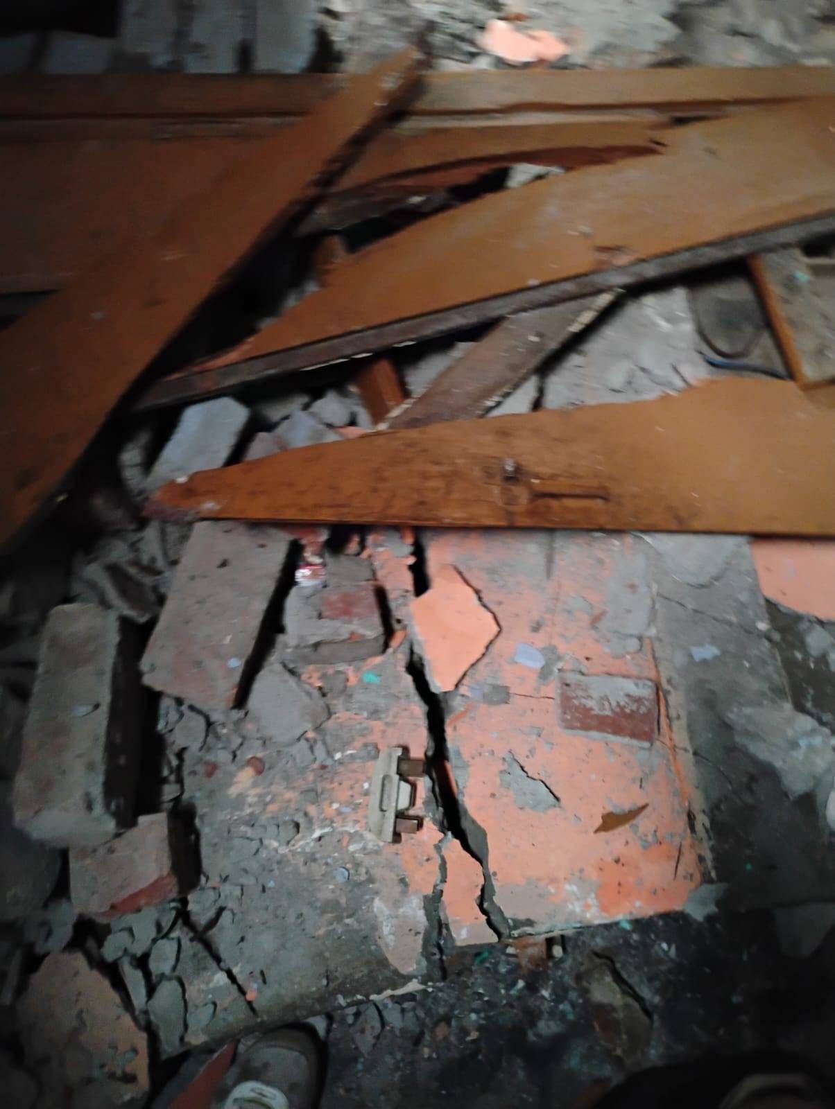While baking hands, furnace exploded, two burnt