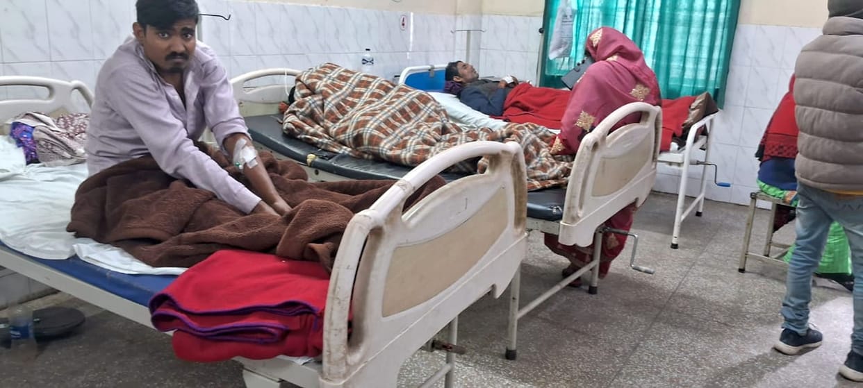 Ward number three has 30 beds... just one room heater