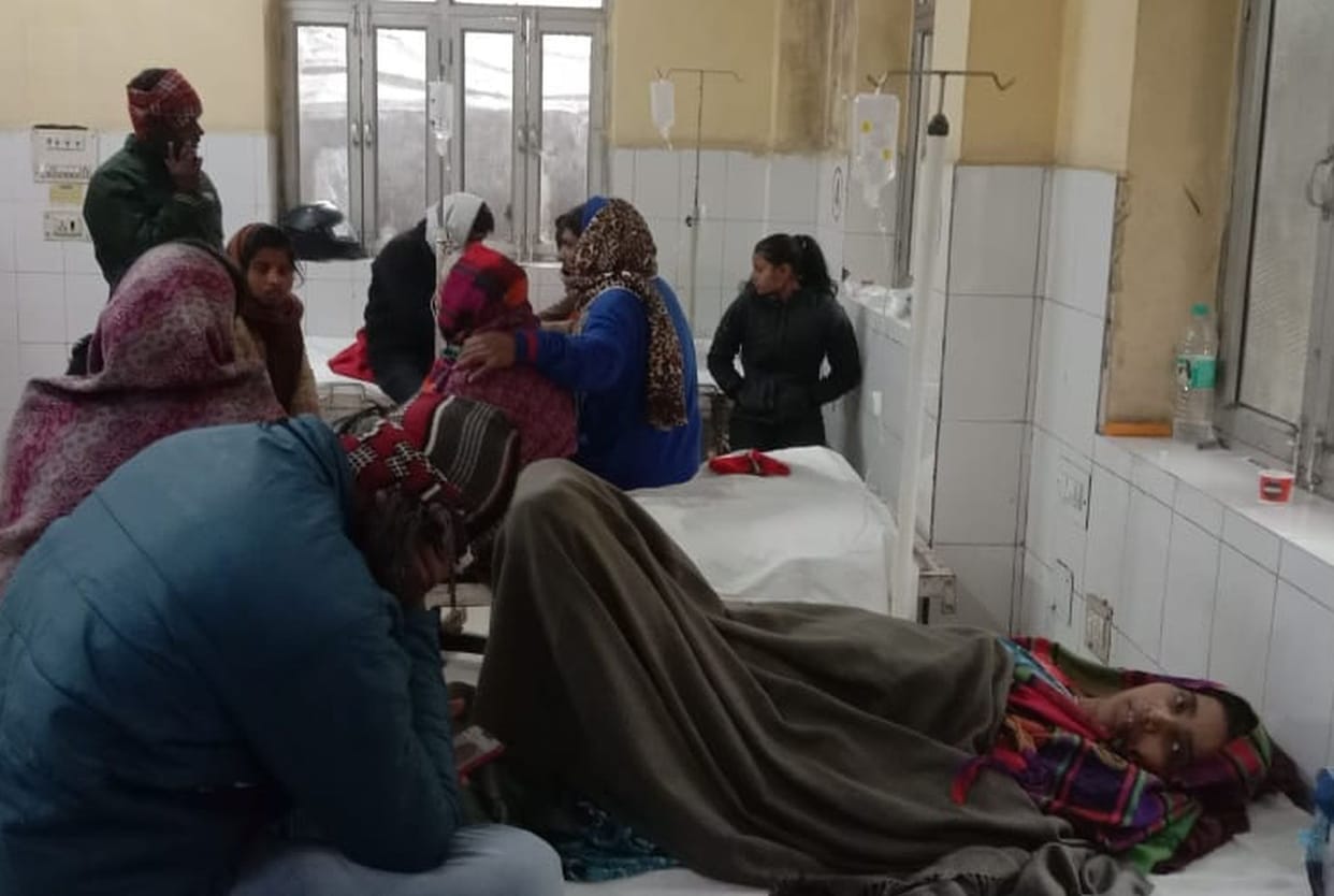 Child suffering from fever and woman died due to respiratory problem