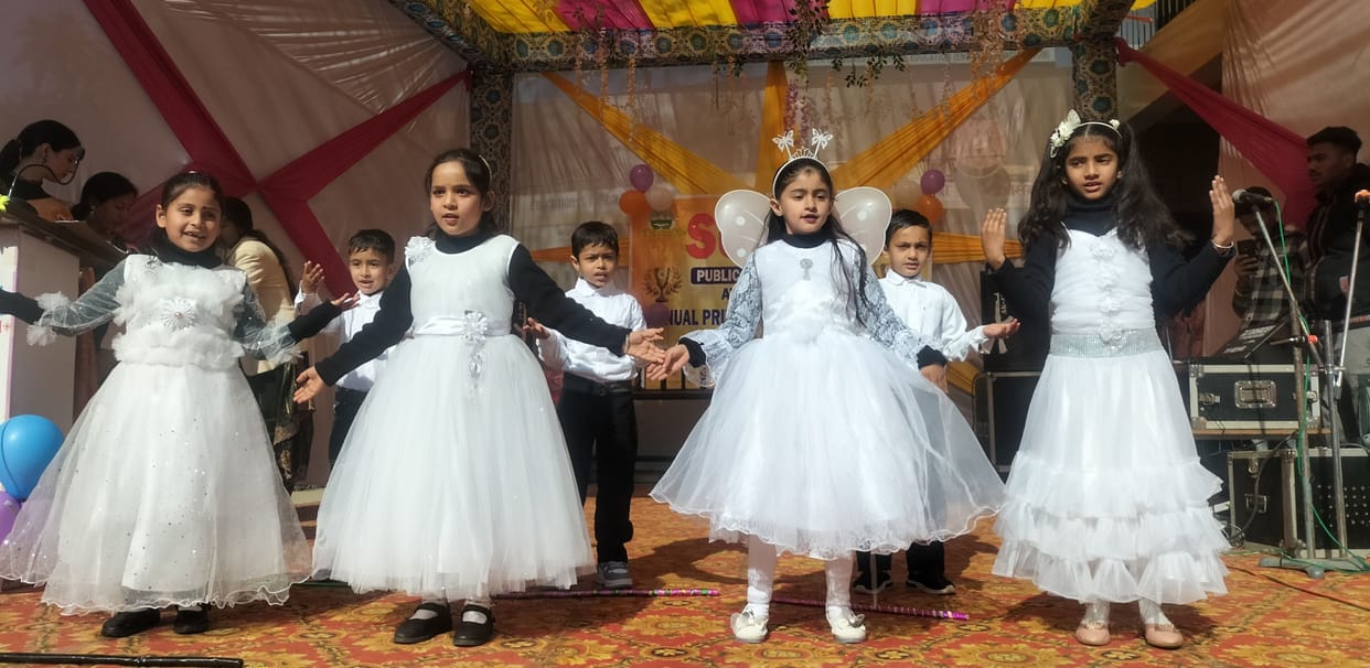 Students created a stir by dancing