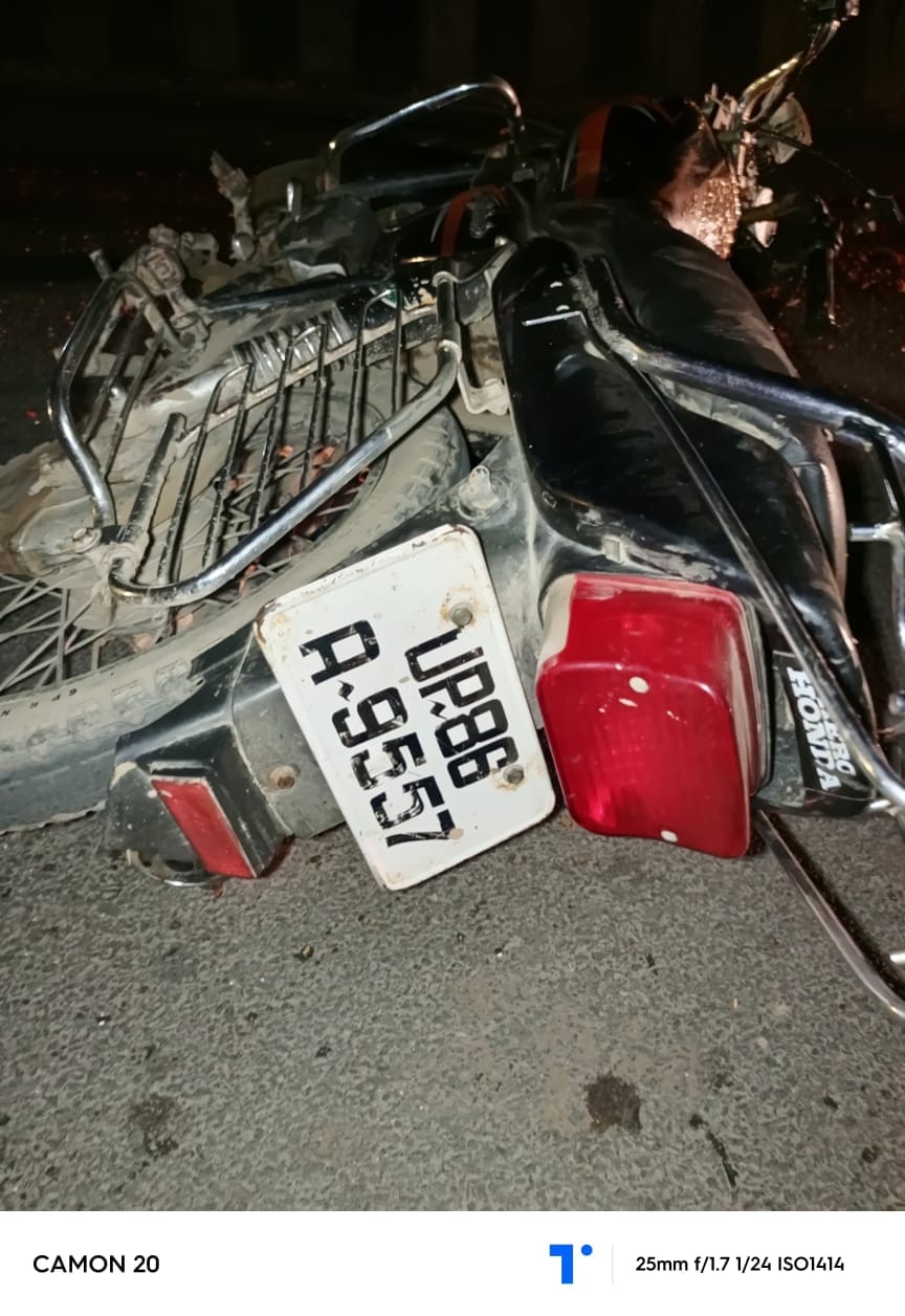 Truck crushes two youths riding a bike, death