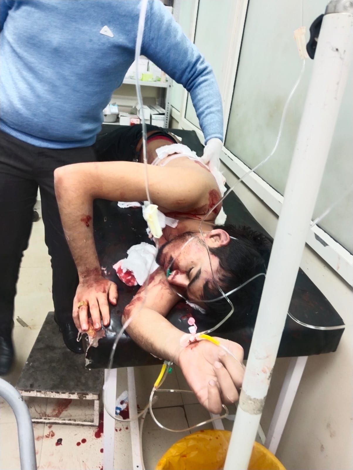 Young man attacked with knife, injured