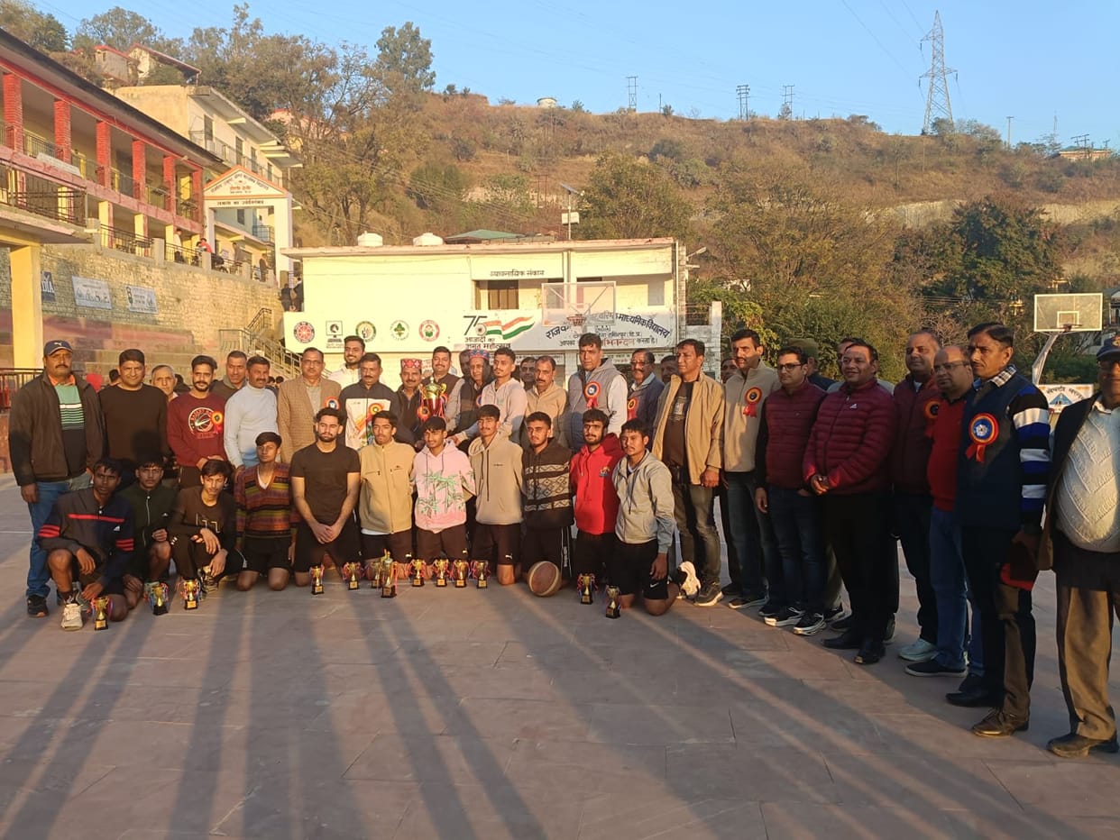 Jai Mata Tauni Devi team won the basketball competition