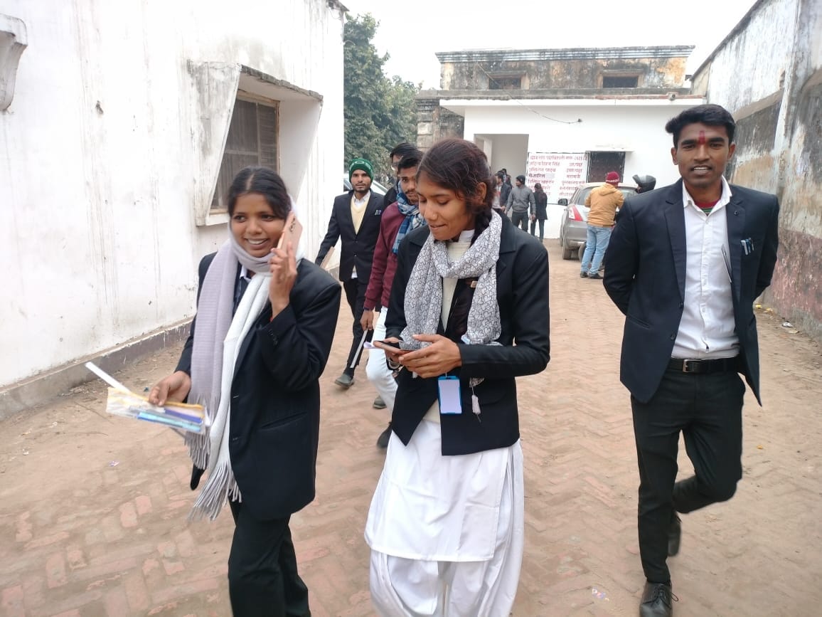 Candidates appeared for LLB exam with enthusiasm