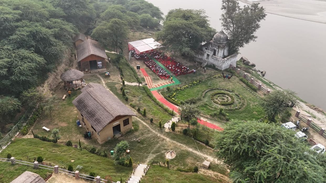 Tourists are getting the feel of the forest in Nagar Van and Rapdi