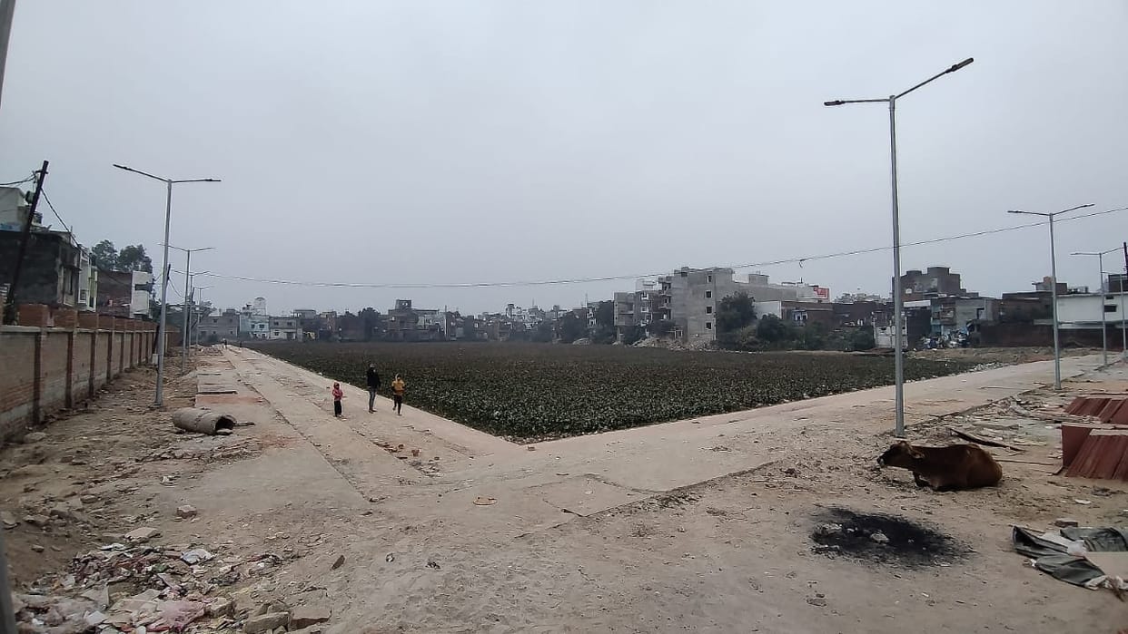 Beautification of pond of Mata Mandir stalled due to lack of budget