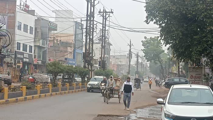 शहडोल में कड़ाके की सर्दी।