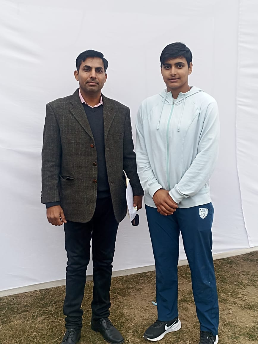 Khushboo finished third in state level senior athletics