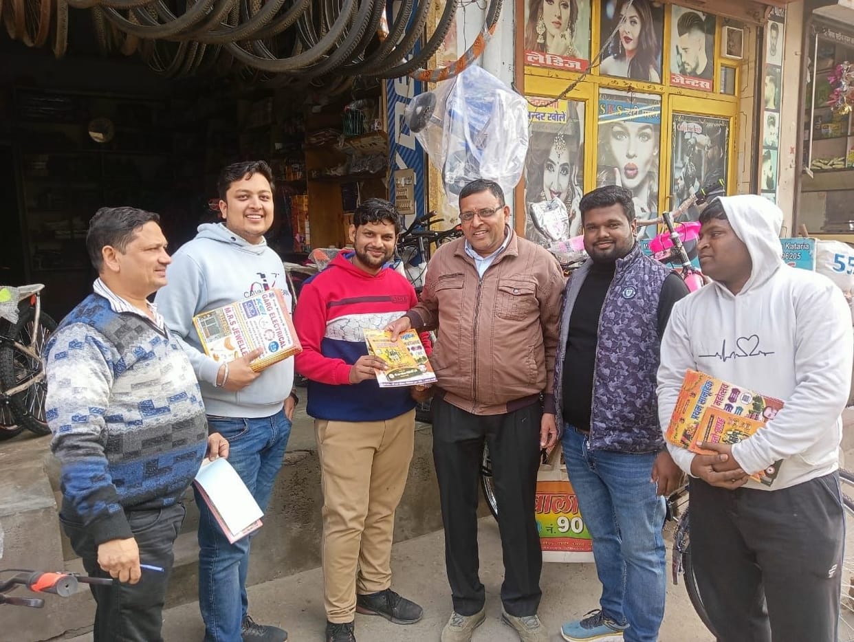 The work of giving invitations in the market for the mass marriage festival has started.