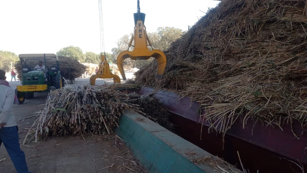 6.73 lakh quintals of sugarcane crushed in sugar mill, target of 15 lakh quintals
