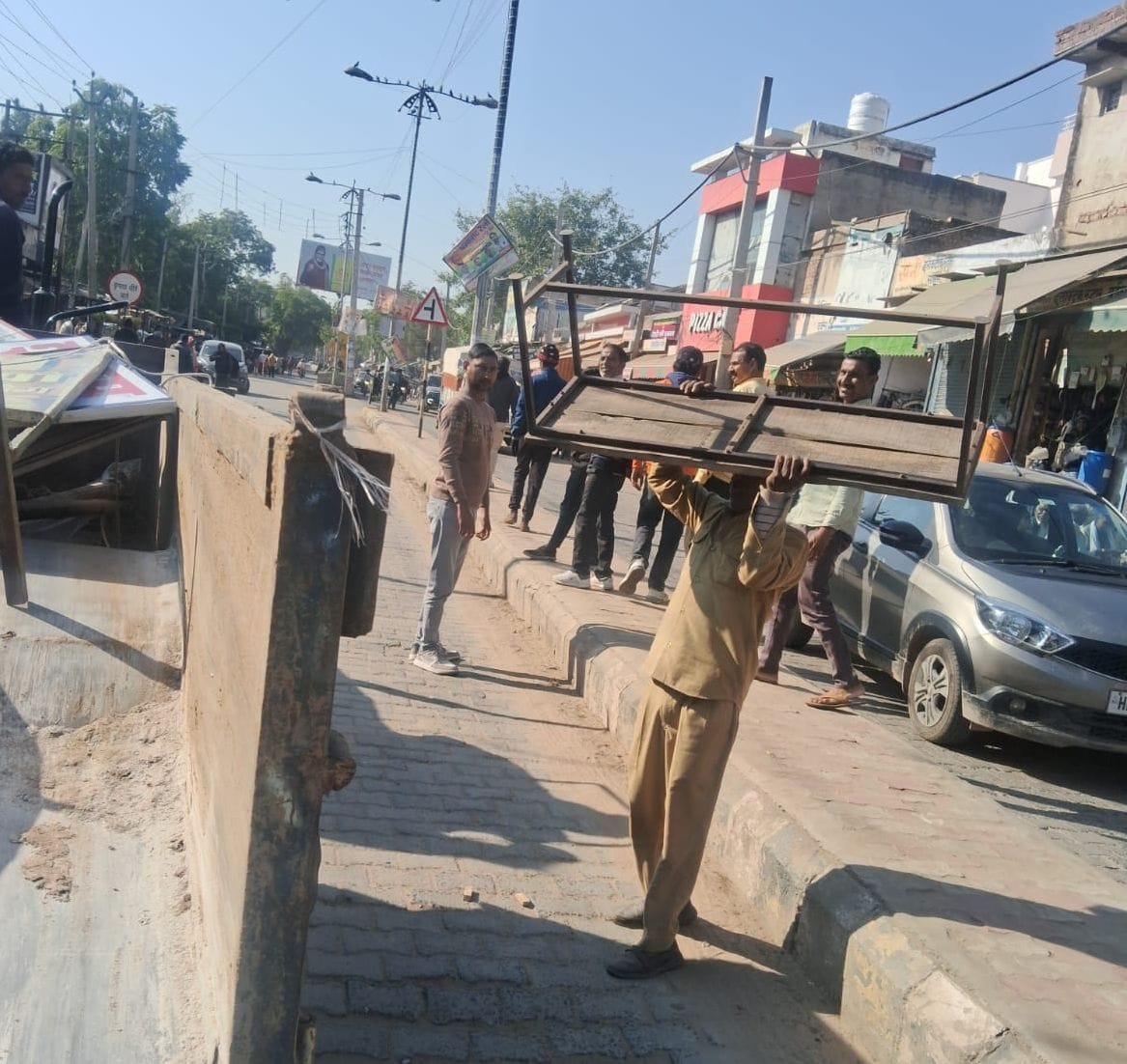 Municipality launched campaign to remove encroachment