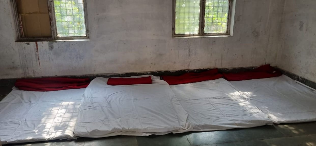 The appearance of Konch CHC's night shelter changed as soon as the news was published.