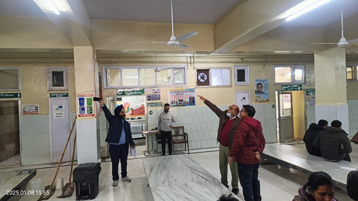 Exercise: LED TVs will be installed for the patients and attendants of OPD and Maternity Ward, work will be completed in two days