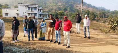 Sidhi News SDM inspected under construction SDM office building discussed with PIU SDO