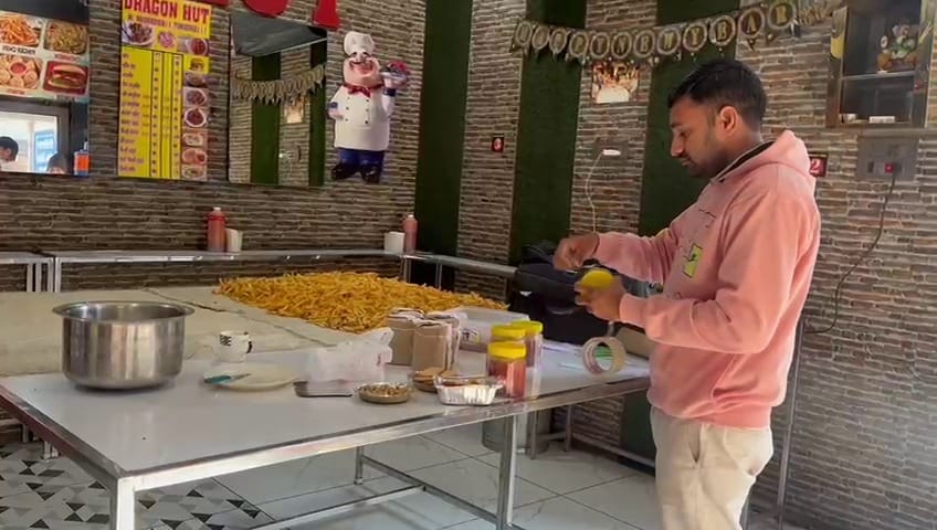 Food Safety Department raided three places including a restaurant and took five samples