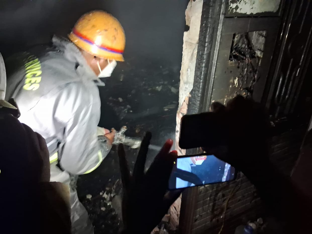 Short circuit causes house fire, thousands lost