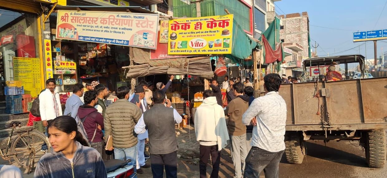 Municipal Council launched encroachment removal campaign on Gohana Road