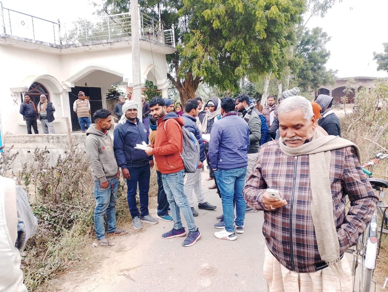 84 Amodha Khas village also included in Kosi Parikrama route, markings put up