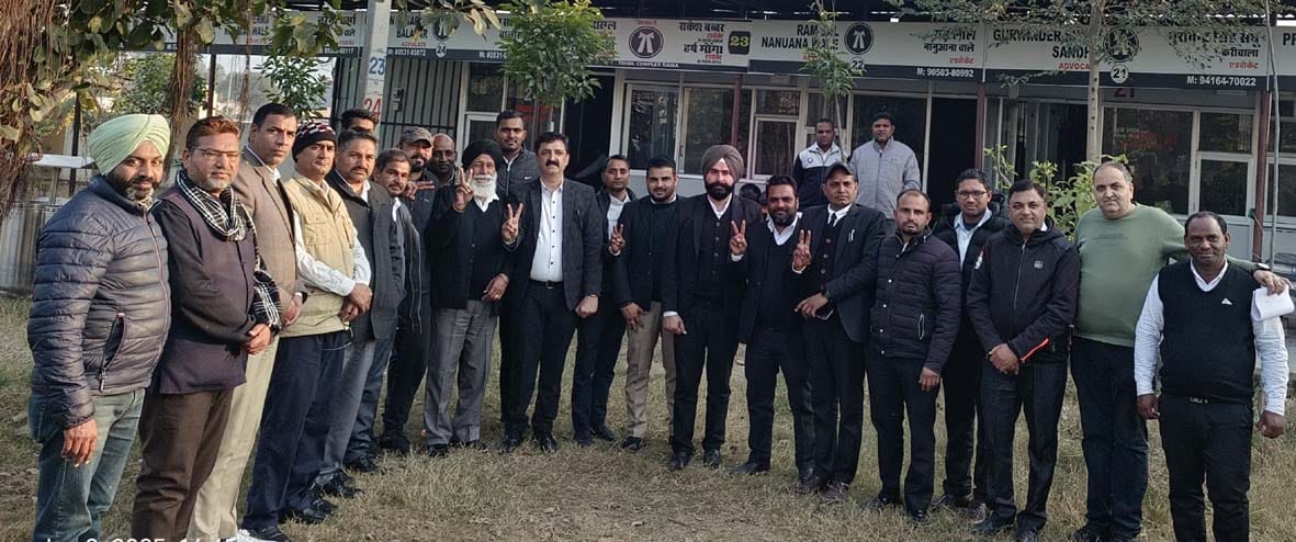 Sewa Singh Sandhu became the unanimous president of Bar Association Rania
