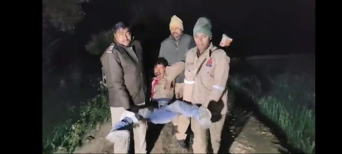 Gangster arrested after being shot in the leg in an encounter