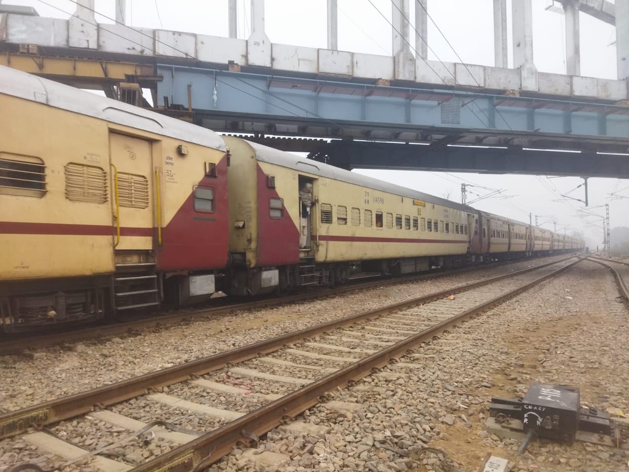 Pooja Superfast Express arrived 12 hours late