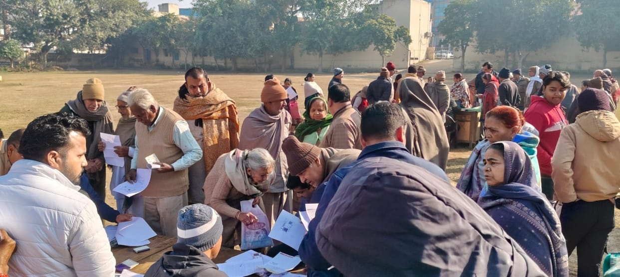 Documents of 559 pensioners checked at Devi Lal Stadium