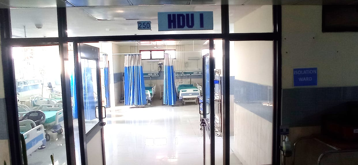 10 bed isolation ward built in LNJP hospital