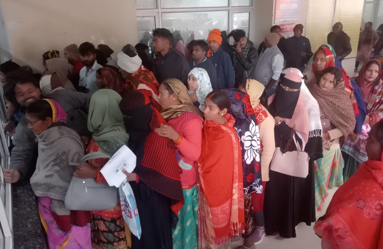 Wreck of winter... 800 patients of BP and sugar came in one day