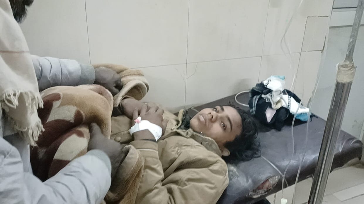 Bike rider dies after colliding with cattle, one injured