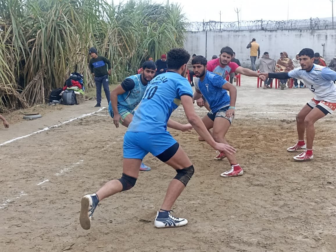 Training given to Kabaddi players for state level competition
