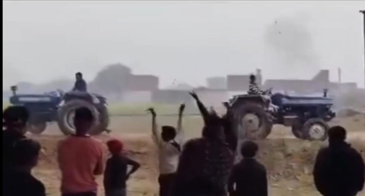 A condition was imposed to test the strength of tractors, one died due to overturning